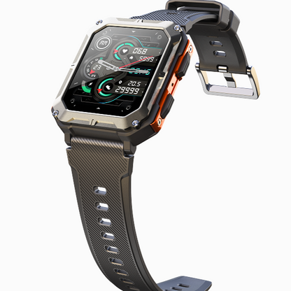 TitanGuard robuuste smartwatch met hartslag- en activiteitsmeting