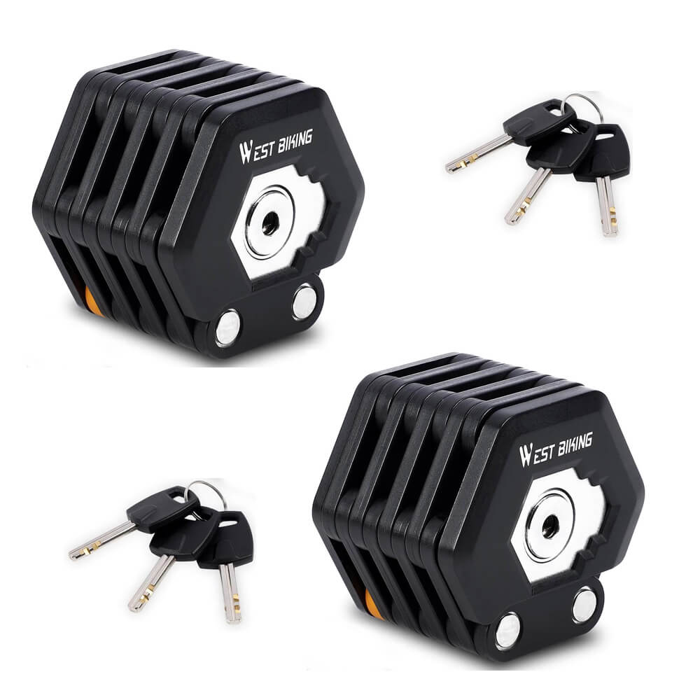 TitanLock Pro zware vouwfiets slot met bevestiging