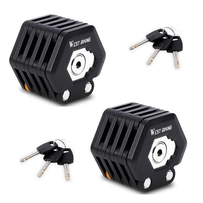 TitanLock Pro zware vouwfiets slot met bevestiging