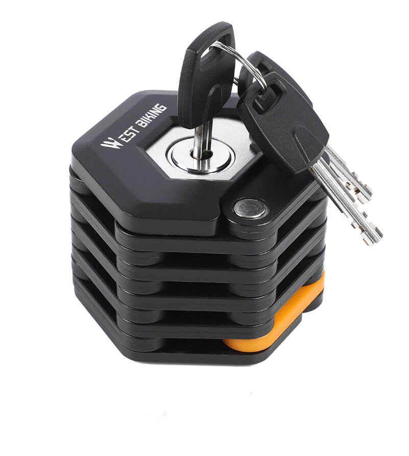 TitanLock Pro zware vouwfiets slot met bevestiging