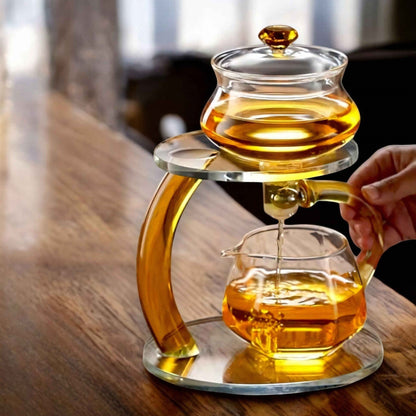 TranquiliTea Magnetische Glazen Thee Infuser Theepot