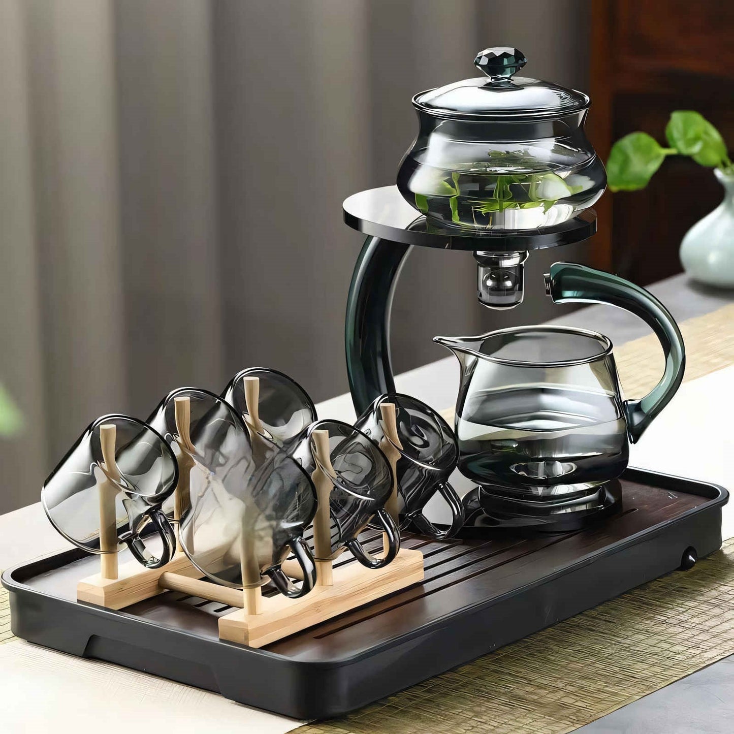 TranquiliTea Magnetische Glazen Thee Infuser Theepot