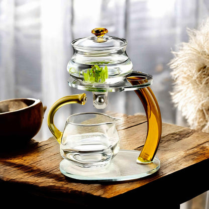 TranquiliTea Magnetische Glazen Thee Infuser Theepot