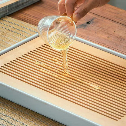 Transpara hittebestendige glazen theepot met modern helder ontwerp