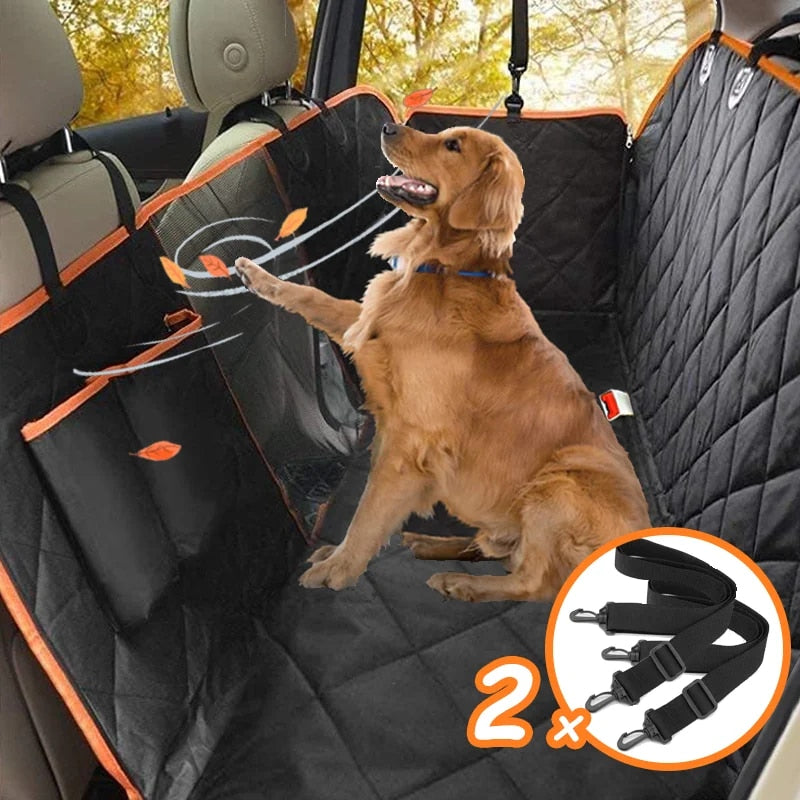 TravelGuard waterdichte honden autostoelbeschermer gevoerde antislip hoes