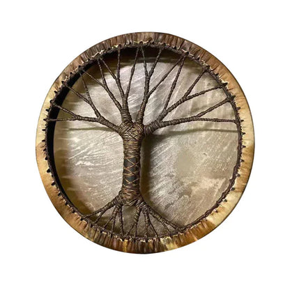 Tree of Life handgemaakte sjamanendrum – meditatie- en klankhelingsinstrument