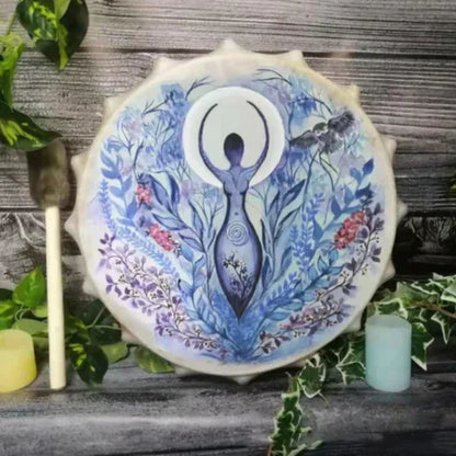 Tree of Life handgemaakte sjamanendrum – meditatie- en klankhelingsinstrument