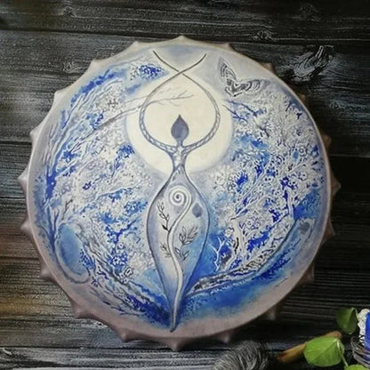 Tree of Life handgemaakte sjamanendrum – meditatie- en klankhelingsinstrument