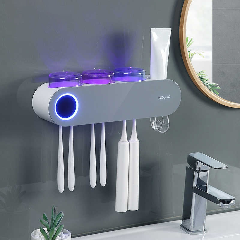 UV Tandenborstel Desinfectiehouder Automatische Wand Organizer