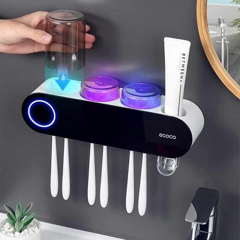 UV Tandenborstel Desinfectiehouder Automatische Wand Organizer