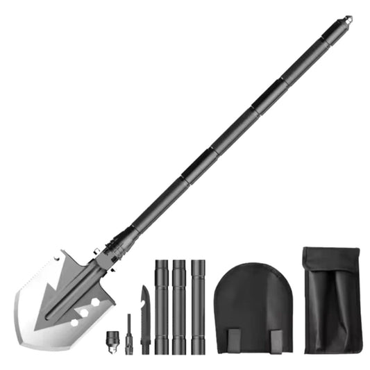 Ultimate Tactical Folding Shovel – 16-in-1 Survival & Camping Multi-Tool