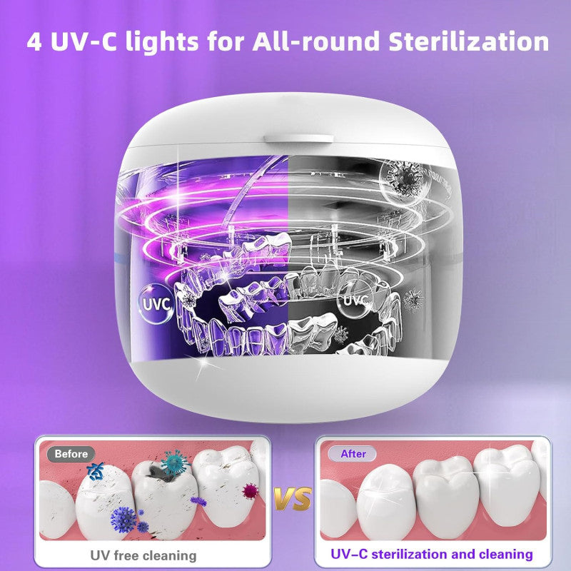 UltraClean Pro ultrasone reiniger met UV-licht voor sieraden en kleine voorwerpen