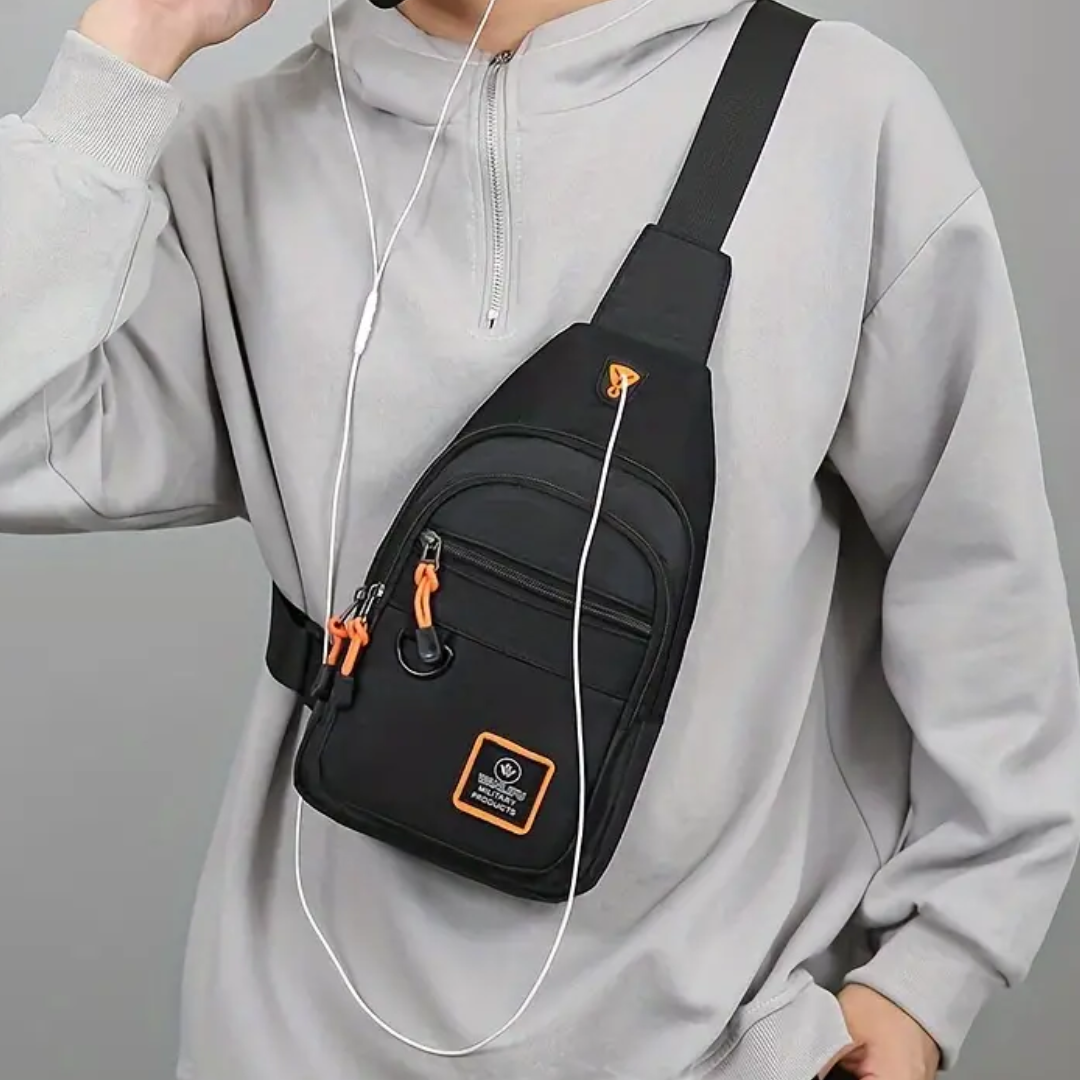 UrbanTrail Duurzame Heren Schoudertas Waterdichte Crossbody Reistas
