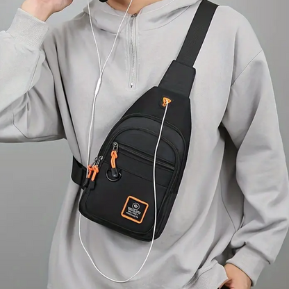 UrbanTrail Duurzame Heren Schoudertas Waterdichte Crossbody Reistas