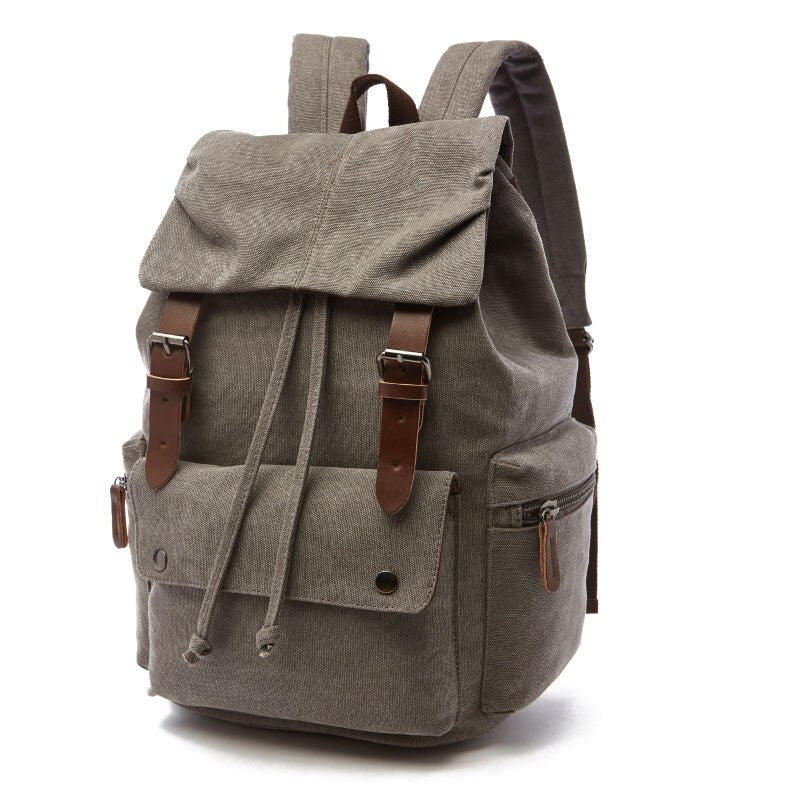 Vintage Canvas Rugzak Grote Capaciteit Alledaagse Rugzak
