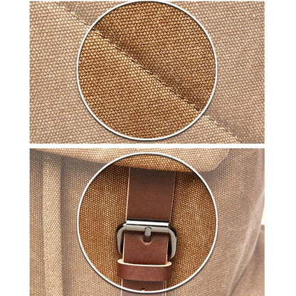 Vintage Canvas Rugzak Grote Capaciteit Alledaagse Rugzak