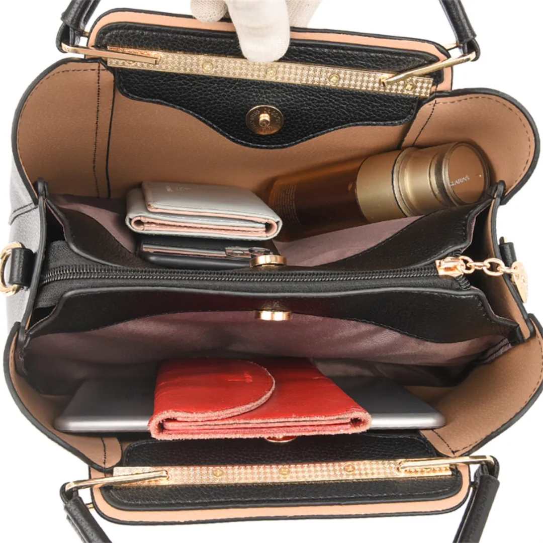 Vivian Luxe Schoudertas met Crossbody Band