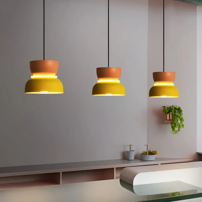 VividGlow macaron LED hanglamp met kleurrijk modern design voor stijlvolle sfeerverlichting