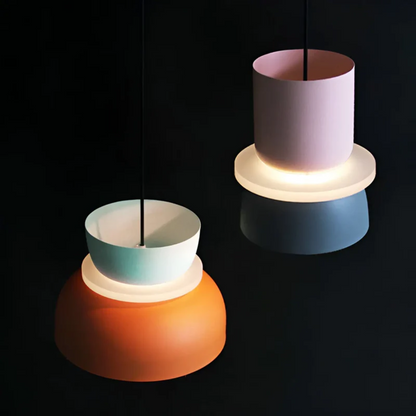 VividGlow macaron LED hanglamp met kleurrijk modern design voor stijlvolle sfeerverlichting