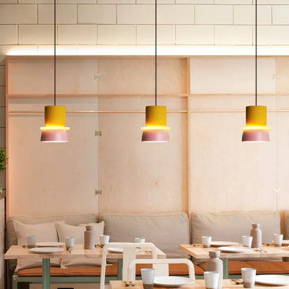 VividGlow macaron LED hanglamp met kleurrijk modern design voor stijlvolle sfeerverlichting