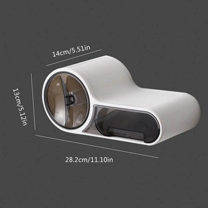 Wandgemonteerde Toiletpapierhouder met Ruimtebesparend Modern Ontwerp