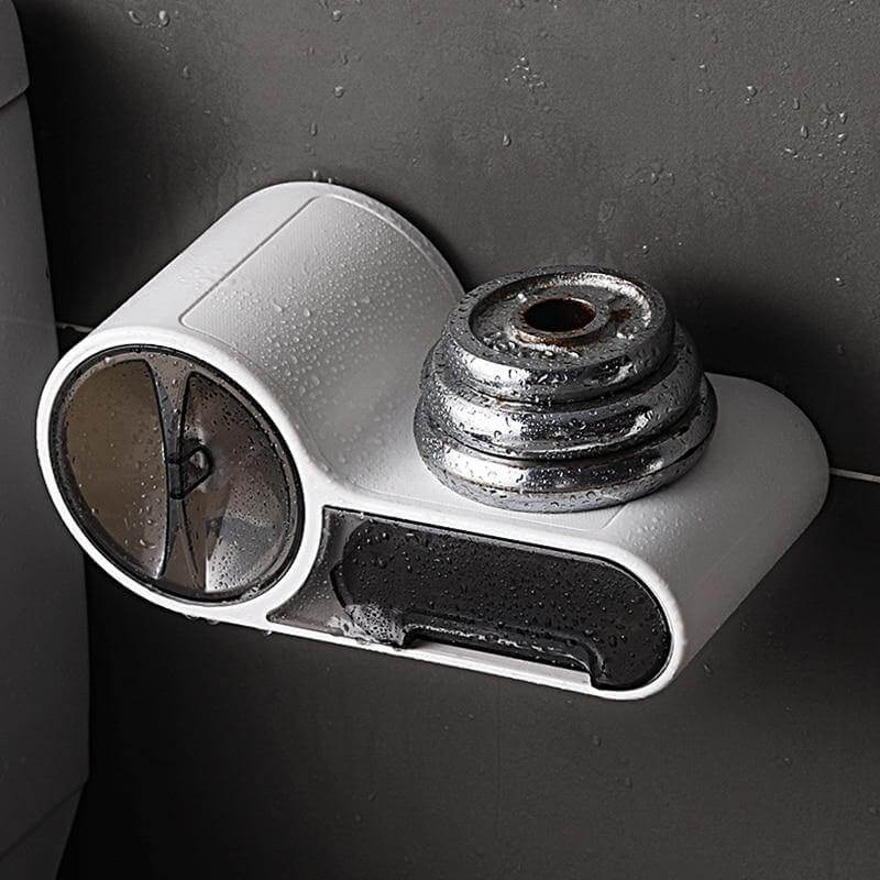 Wandgemonteerde Toiletpapierhouder met Ruimtebesparend Modern Ontwerp
