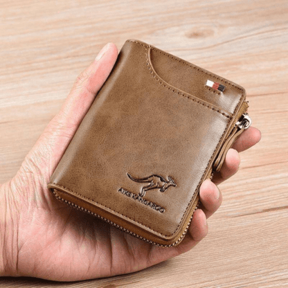 WalletPro echte leren RFID-blokkerende portemonnee voor mannen