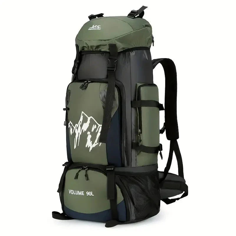 Waterdichte 90L Outdoor Rugzak – Duurzaam & Ruim voor Alle Avonturen