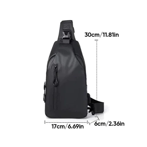 Waterdichte anti-diefstal crossbody sling tas voor mannen en vrouwen
