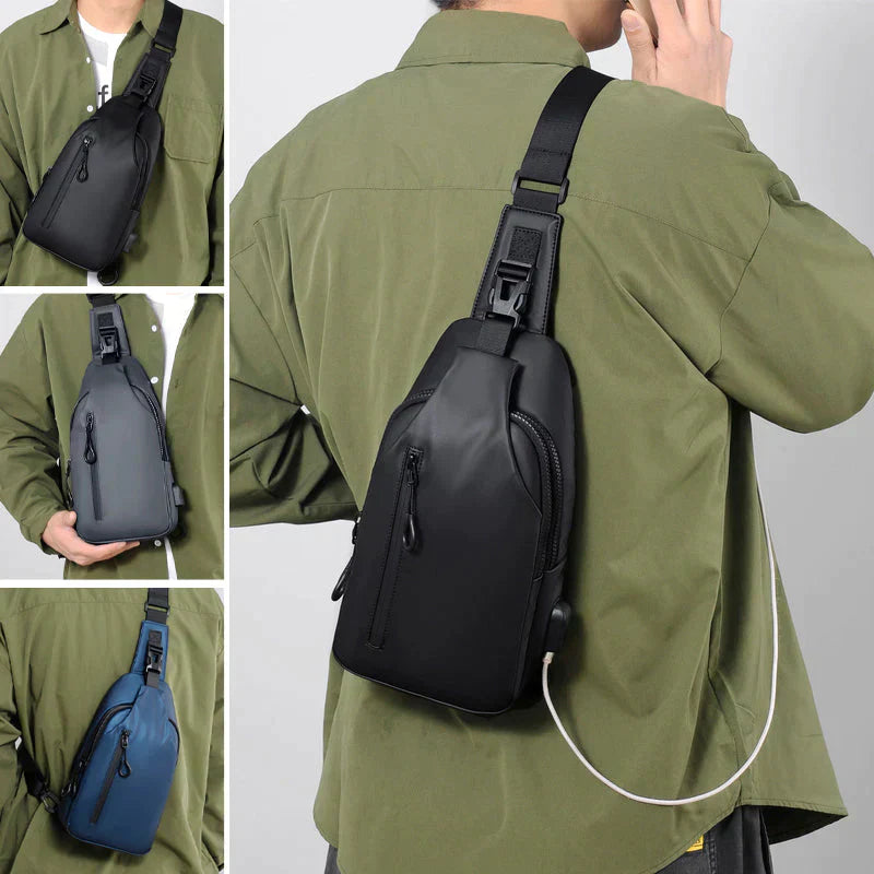 Waterdichte anti-diefstal crossbody sling tas voor mannen en vrouwen