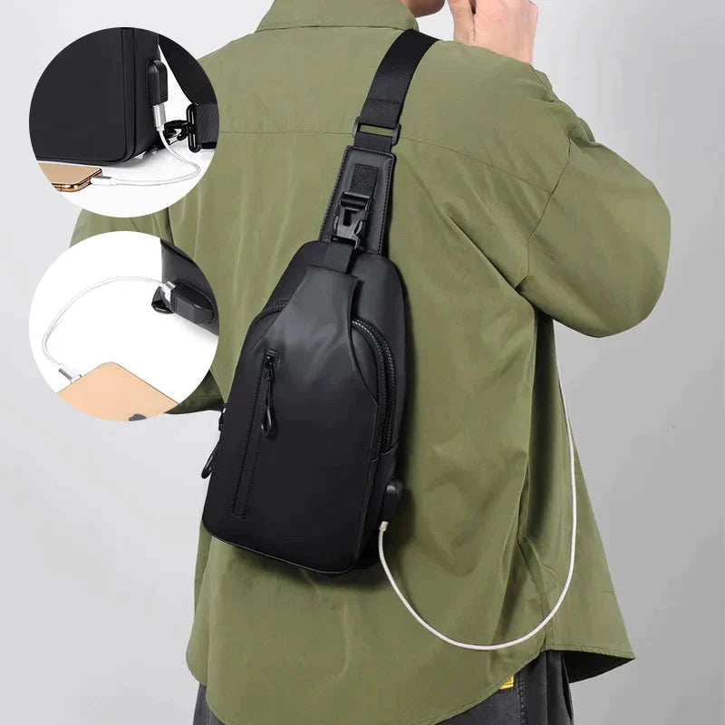 Waterdichte anti-diefstal crossbody sling tas voor mannen en vrouwen