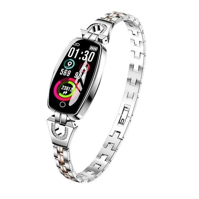 Waterdichte fitness tracker slimme armband met hartslag- en activiteitsmonitoring voor vrouwen