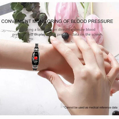 Waterdichte fitness tracker slimme armband met hartslag- en activiteitsmonitoring voor vrouwen