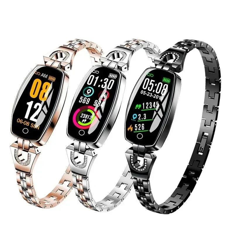 Waterdichte fitness tracker slimme armband met hartslag- en activiteitsmonitoring voor vrouwen