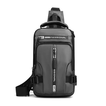 Waterdichte Oxford crossbody tas anti-diefstal schoudertas met USB-oplader