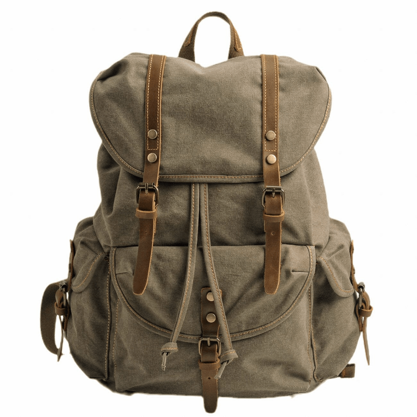WessPack Militaire Canvas Rugzak Robuuste Reistas