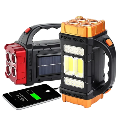 Wildaro – 4-in-1 Emergency Flashlight with Solar Charging and Power Bank