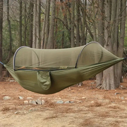 Wildaro – Lightweight Hammock with Integrated Mosquito Net for Outdoor Use
