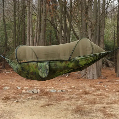 Wildaro – Lightweight Hammock with Integrated Mosquito Net for Outdoor Use