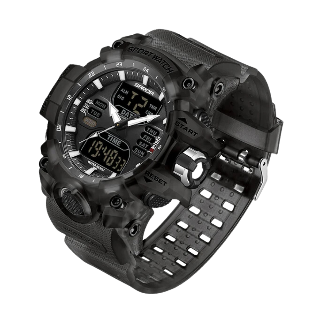 Wildaro – Men’s Outdoor Digital Watch with Shock and Water Resistance