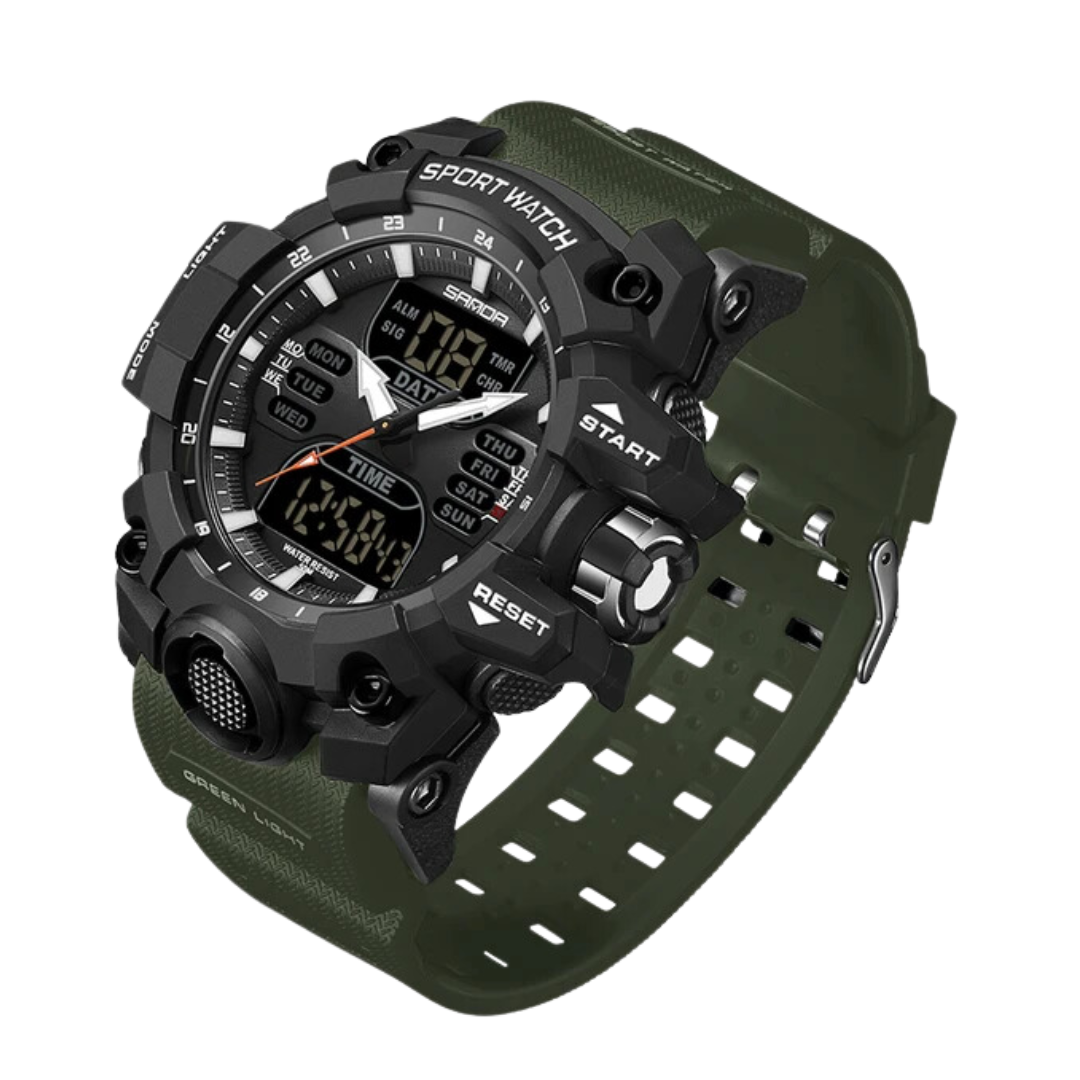 Wildaro – Men’s Outdoor Digital Watch with Shock and Water Resistance