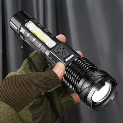 Wildaro – Tactical LED Flashlight with 5000 Lumens and USB Rechargeable Battery