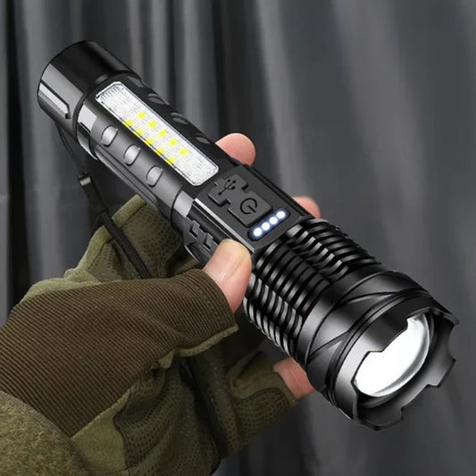 Wildaro – Tactical LED Flashlight with 5000 Lumens and USB Rechargeable Battery