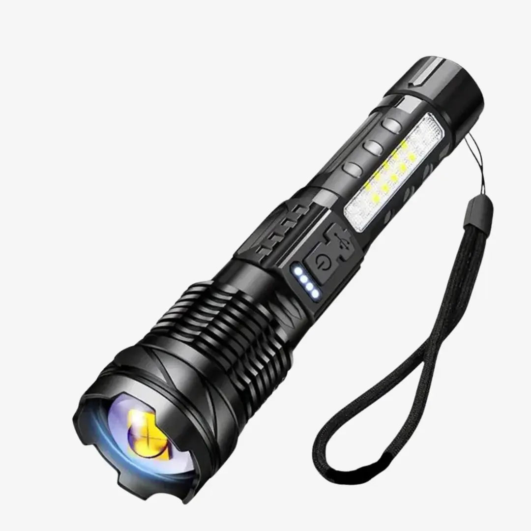 Wildaro – Tactical LED Flashlight with 5000 Lumens and USB Rechargeable Battery