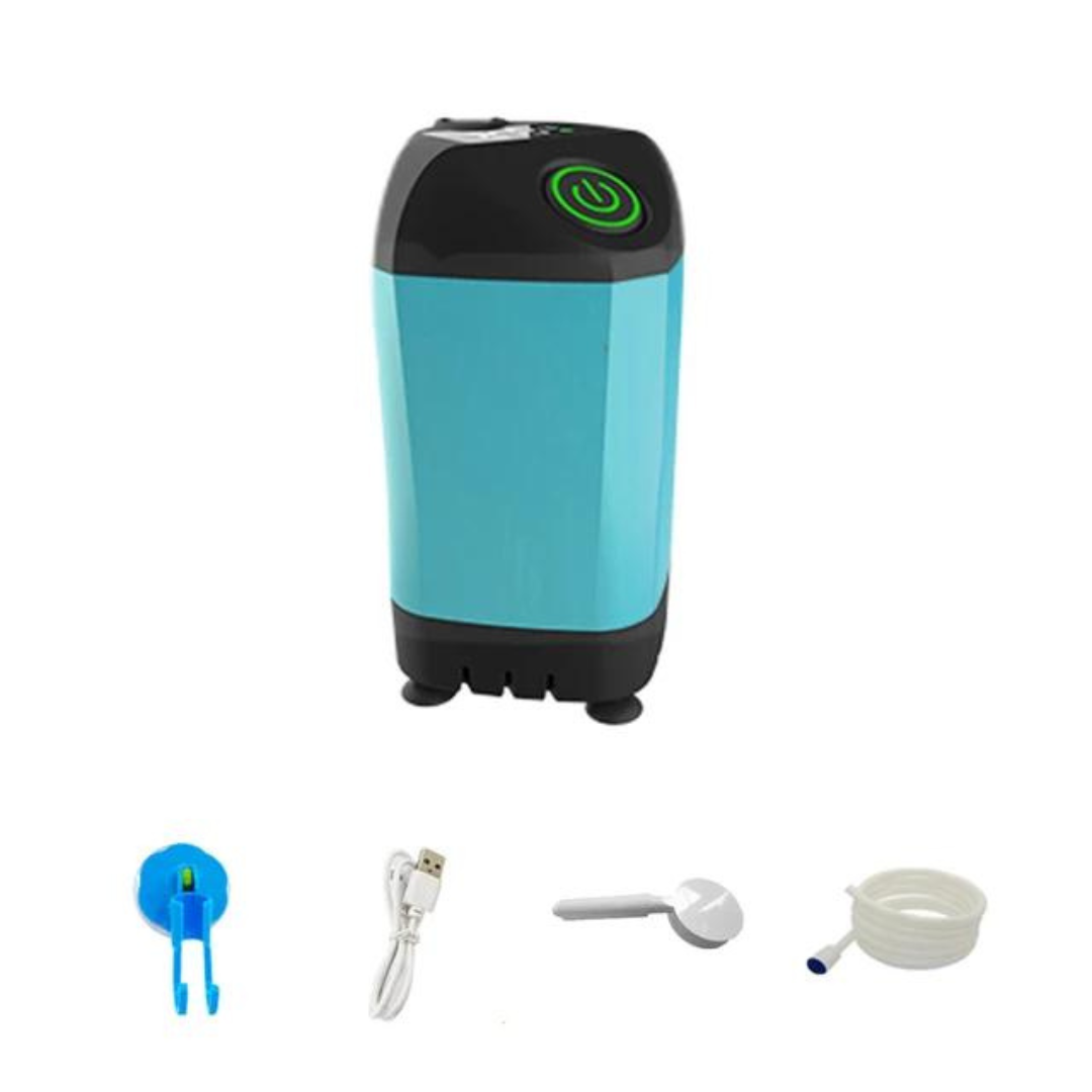 Draagbare campingdouche – Oplaadbaar, compact en efficiënt