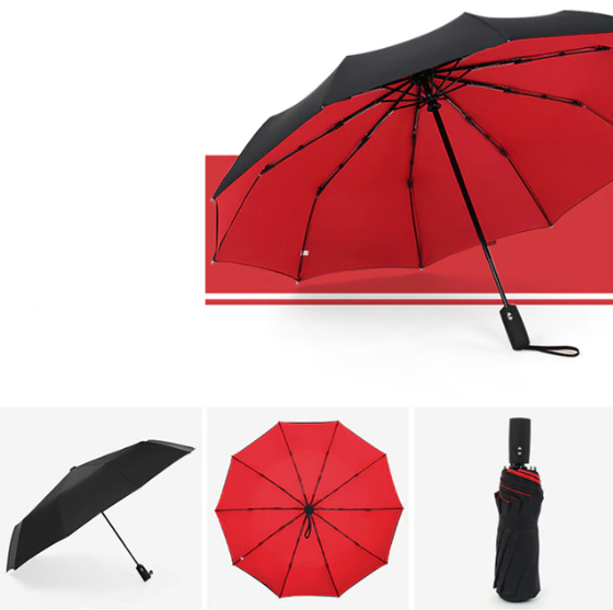 Winddichte stormparaplu compacte lichte automatische reisparaplu