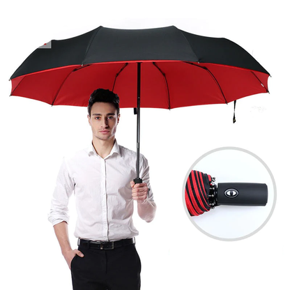 Winddichte stormparaplu compacte lichte automatische reisparaplu