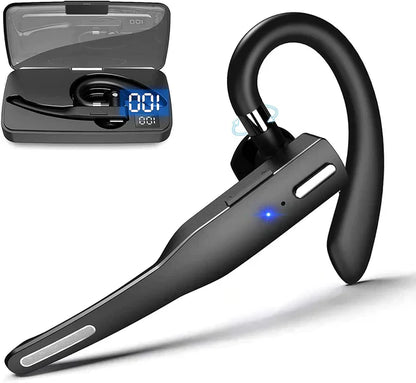 Draadloze Bluetooth headset met dubbele microfoon, ruisonderdrukking en lange batterijduur