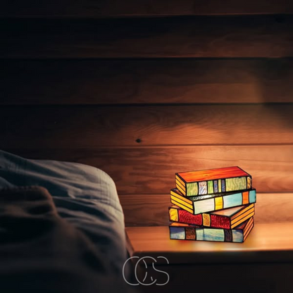 Draadloze mozaïek boeklamp Tiffany-stijl decoratieve tafellamp