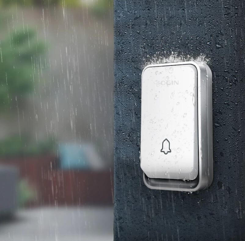 Draadloze slimme deurbel met batterijvrij ontwerp, waterdichte behuizing en lang bereik signaal